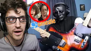 FOR THE LOVE OF GOD.... | TheDooo (Guitarist Plays TWO GUITARS at Once) Omegle (REACTION!)