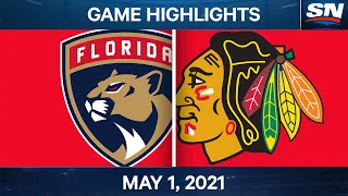 NHL Game Highlights | Panthers vs. Blackhawks – May 1, 2021