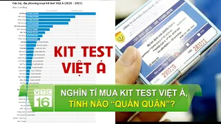 Nghìn tỉ mua kit test Việt Á, tỉnh nào "quán quân"? | VTC16