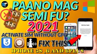 Paano Mag semi Fu ng iPhone 5s/6 & 6plus | 7 and above ? Latest ICCID | Semi Factory Unlock 2021