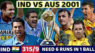 INDIA VS AUSTRALIA 1ST ODI 2001  | FULL MATCH HIGHLIGHTS | IND VS AUS MOST SHOCKING MATCH EVER🔥😱