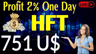 Prop Firm HFT ROBOT: Profit 751 U$ (High Frequency Trading) best Arbitrage and Forex software