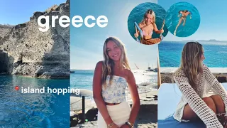 Island hopping in Greece - Santorini, Mykonos + Athens | travel vlog 🇬🇷