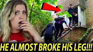 WE LURED A GROUP OF CHILDREN INTO AN ABANDONED HOUSE FILLED WITH TOYS| ONE ALMOST BROKE HIS LEG!!