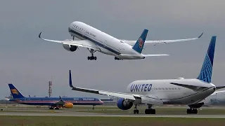 210 planes in 2 hours !  Paris CDG Airport Plane Spotting 🇫🇷 Close up big airplane/heavy landing