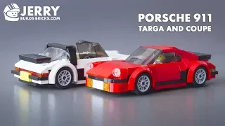 LEGO Porsche 911 Targa and Coupe instructions (MOC #47)