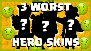 The 3 WORST HERO SKINS | Clash of Clans