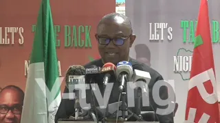 Peter obi Press Conference On Tinubu's Certificate Forgery Controversy.(Full Video)