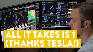 [LIVE] Day Trading | All It Takes is 1 (Thanks Tesla!)