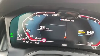 BMW 340d xDrive Touring (2021) acceleration