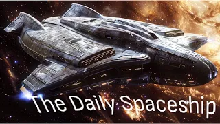 Daily Spaceship -  Stellar Horizon, Alien Space Cargo Ship