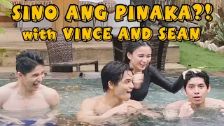 SINO ANG PINAKA?! WITH VINCE AND SEAN! 😝💛 PINAKA MARAMING EX?! #LuvIsCaughtInHisArms|| TEAM JOLLYY