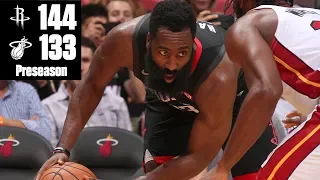 James Harden's 44 points lead Rockets to win vs. Heat | 2019 NBA Highlights