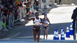Former AJC Peachtree Road Race runner Aliphine Tuliamuk drops out of women's marathon final Olympic