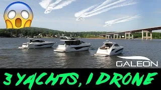 3 YACHTS, 1 DRONE  |  Galeon Yachts @ Lake of the Ozarks