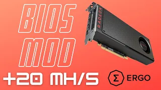 Bios Mod RX series (Polaris) AMD Graphic Cards | Increase hashrate upto 20 Mh/s for mining Ergo