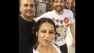 Ushna Shah and Mikaal Zulfiqar Gym together