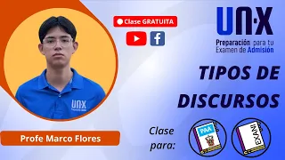 Tipos de Discursos || Prof. Marco Flores || PAA College Board  | EXANI II