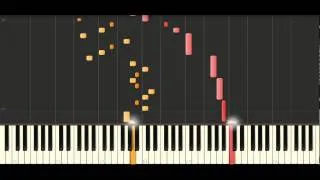 Bach - Hapsichord Cocerto No.1 in D minor bwv1052 - Piano tutorial - Synthesia