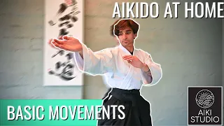 Aikido At Home Training - Follow Along - Basic Movements - Beginner Friendly