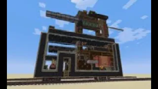 Minecraft Railway Gun V2