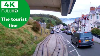 Great Orme Tramway Full Journey To The Top Of The Mountain & Back Down In Llandudno Tram Cab Ride UK