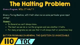 The Halting Problem