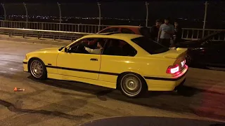 Bmw e36 M3 Turbo S50B30 #burnout #m3 #turbo #exhaust