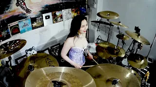 Deep purple  - Smoke on the water drum cover by Ami Kim (216)