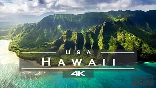 Hawaii, USA 🇺🇸 - by drone [4K]🏄‍♂️🏝