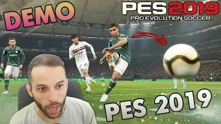 PRIMEIRAS IMPRESSÕES DEMO PES 2019 - TÁ BOM OU TÁ RUIM?