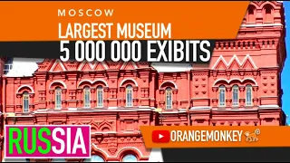 LARGEST NATIONAL MUSEUM IN RUSSIA - 5 000 000 EXIBITS! STATE HISTORICAL MUSEUM, MOSCOW