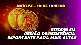 ANÁLISE BITCOIN (10 DE JANEIRO) | CRIPTOMOEDAS