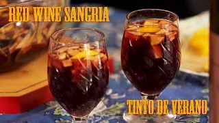 How to make Red Wine Sangria | How to make Tinto De Verano | Drinks for a party by Tarika Singh