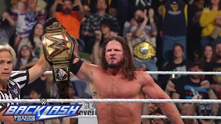 Aj Styles Wins Undisputed Championship Cody Rhodes Lose WWE Backlash 2024 Highlights Backlash France