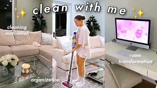 CLEAN WITH ME! deep house cleaning + organization