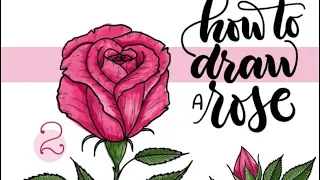 How to draw a beautiful Rose flower 🌹|Rose drawing for beginners|Rose flower|#rose #explore #art