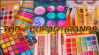 TOP 7 AFFORDABLE MAKEUP BRANDS 2020 👑  TO BUY CHEAP MAKEUP ONLINE 👑   baddie on a budget