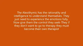 Alexithymia: Why Therapy is a Challenge.