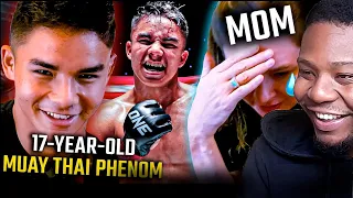 AMERICAN Mom REACTS To Teenage Son's Muay Thai Fights! | REACTION!!!