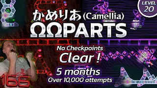 5 Months/10,000 attempts. This did not break me. [Level 20] Camellia-ΩΩPARTS (Nerfed) Full Clear