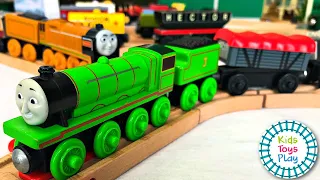 HUGE Thomas and Friends Wooden Railway Track Build Compilation from Kids Toys Play