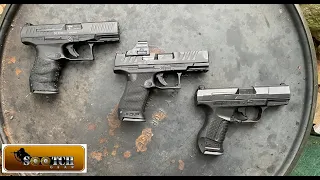 Walther P99, PPQ, PDP Side By Side Comparison