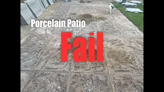 Massive Porcelain Patio Failure in London