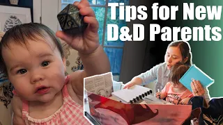 Momma needs to roll some dice... | Tips for playing TTRPGs with a new baby.