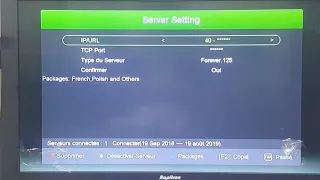 SOLUTION PROBLEME DATE SERVEUR FOREVER 2500HD HYBRID حل مشكل