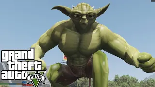 HULK Y YODA SE FUSIONAN | HULKYODA GTA 5 MODS