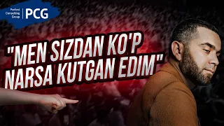 "Sizdan ko'p narsa kutgan edim"