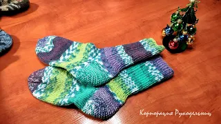 Как просто вязать жаккард. Обзор пряжи Yarn Art crazy color.