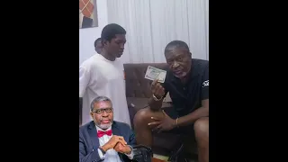 Legendary Actor Kanayo O Kanayo Blesses his first son after receiving His FIRST SALARY of #50000